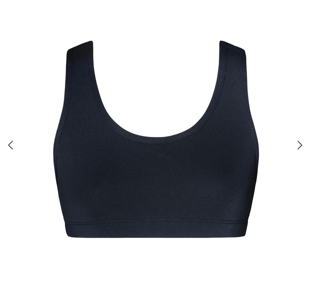 NWT Energetiks Child Large Addison Crop Top in Black